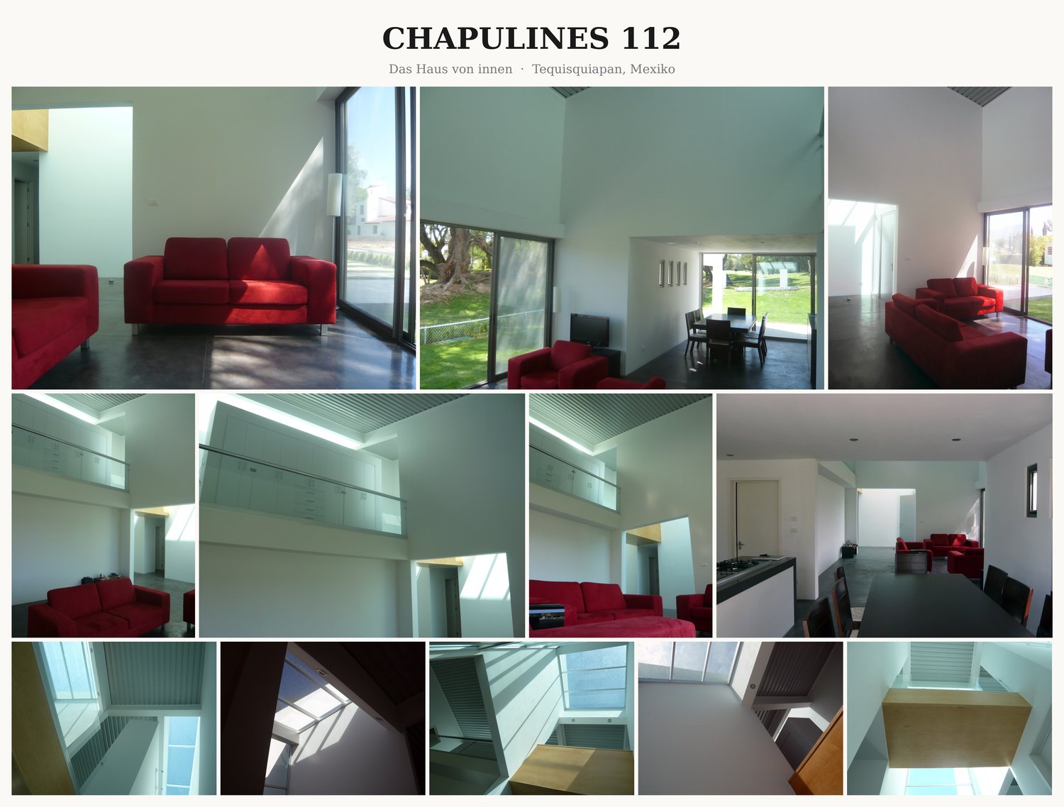 Fotocollage Chapulines 112: das Haus von innen